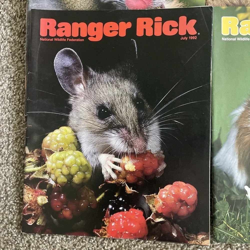 Ranger Rick's Nature Magazine 1992 National Wildlife Kids Vtg Lot Of‎ 9